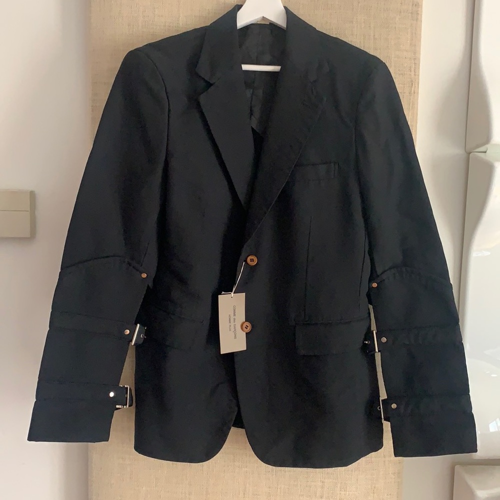 NWT  CDG homme plus 2016 armor/buckle jacket